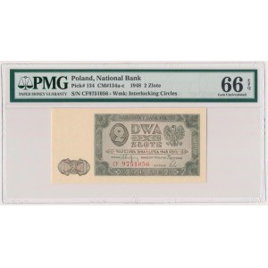 2 złote 1948 - CF - PMG 66 EPQ