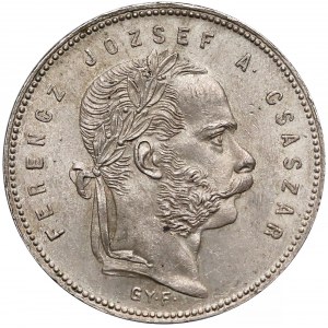 Węgry, Franciszek Józef I, Forint 1869 GYF - menniczy