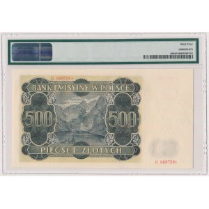 500 złotych 1940 - B - PMG 64