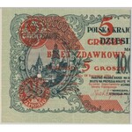 5 groszy 1924 - lewa połowa - PMG 64 EPQ