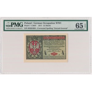 Generał 1/2 mkp 1916 - PMG 65 EPQ