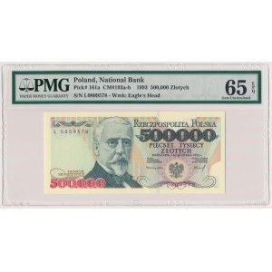 500.000 złotych 1993 - L - PMG 65 EPQ