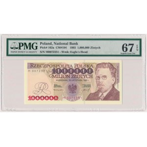 1 mln złotych 1993 - M - PMG 67 EPQ