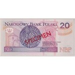 WZÓR 20 złotych 1994 - AA 0000000 - Nr 1679 - PMG 66 EPQ