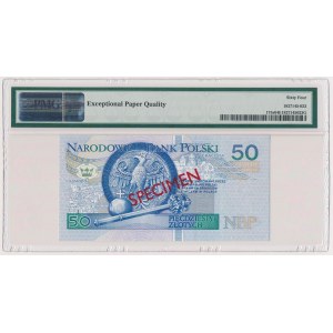 WZÓR 50 złotych 1994 - AA 0000000 - Nr 1679 - PMG 64 EPQ