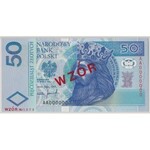 WZÓR 50 złotych 1994 - AA 0000000 - Nr 1679 - PMG 64 EPQ