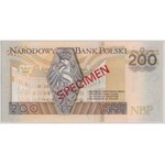 WZÓR 200 złotych 1994 - AA 0000000 - Nr 1869 - PMG 66 EPQ