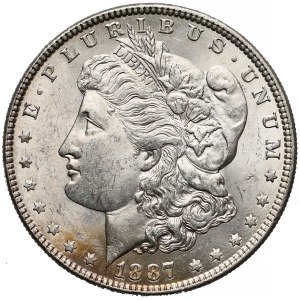 USA, Dolar 1887, Filadelfia - Morgan Dollar