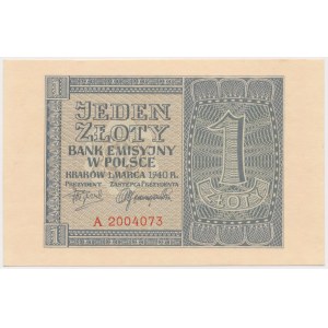 1 złoty 1940 - A