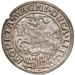 Zygmunt II August, Grosz na stopę polską 1548 - ładny