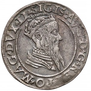 Zygmunt II August, Czworak Wilno 1568 - LI/LITV - ładny (RR)