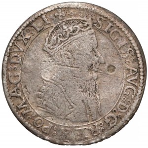 Zygmunt II August, Czworak 1568 - Z WALCA - ozdobne tarcze - ex CZAPSKI
