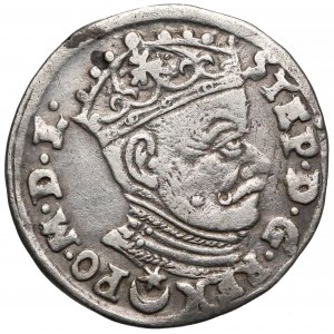 Stefan Batory, Trojak Wilno 1581 - Leliwa - duże Zęby
