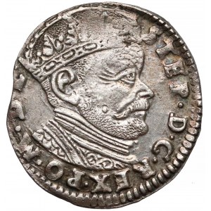 Stefan Batory, Trojak Wilno 1584 - korona z listkami