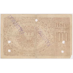 Falsyfikat z epoki 1.000 mkp 05.1919 - Ser.ZJ