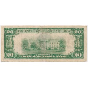 USA, 20 dollars 1929, National Currency, San Francisco #13044