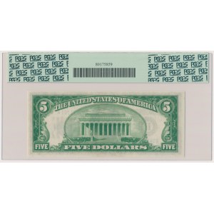 USA, 5 dollars 1928 - PCGS 64 PPQ