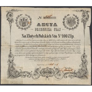 Dziennik Czas, Kraków, 100 złotych 1848