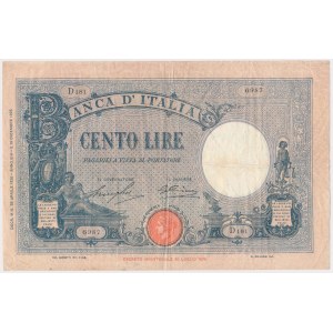 Włochy, 100 lire 1926-34
