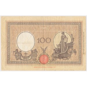 Włochy, 100 lire 1926-34