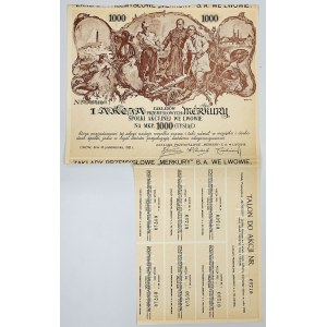 Merkury Zakłady Przemysłowe, 1.000 mkp 1921
