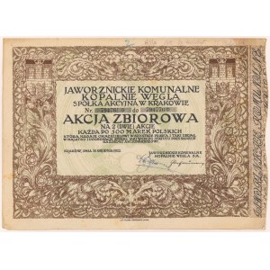 Jaworznickie Komunalne Kopalnie Węgla, 2x 500 mkp 1922