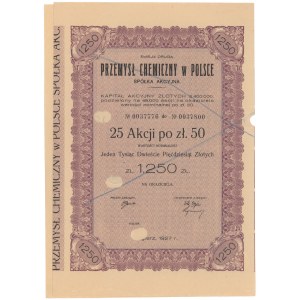 Przemysł Chemiczny w Polsce, Em.2, 25x 50 zł 1927