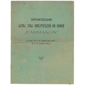 FARMAKON Sprawozdanie za 1912-1912 rok