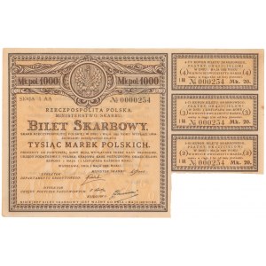 Bilet Skarbowy, Serja I AA 1.000 mkp 1920