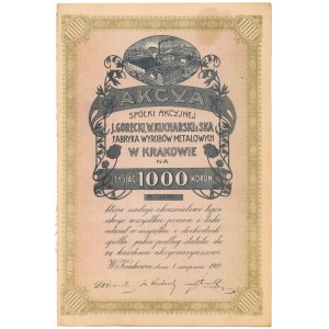 J. Gorecki, W. Kucharski i S-ka, Em.1, 1.000 mkp 1919