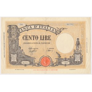 Włochy, 100 lire 1942-43