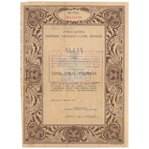 Spółka Akc. Przemysłu Naftowego i Gazów Ziemnych, Em.3, 1.000 mkp 1922