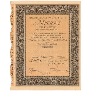 Polskie Zakłady Chemiczne Nitrat, Em.1, 500 mkp 1921