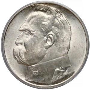 Piłsudski 10 złotych 1936 - PCGS MS63