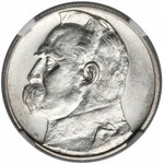 Piłsudski 2 złote 1936 - rzadki rocznik - NGC AU58