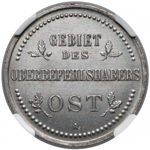 Ober-Ost. 3 kopiejki 1916-A, Berlin - NGC MS65 (Max NGC)