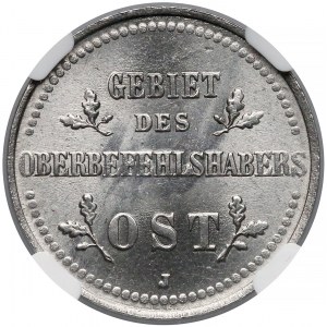 Ober-Ost. 2 kopiejki 1916-J, Hamburg - NGC MS65 (MAX)
