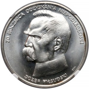 50.000 złotych 1988 Piłsudski - NGC MS68