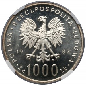 1.000 złotych 1982 Jan Paweł II - NGC MS68