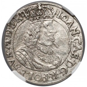 Jan II Kazimierz, Ort Toruń 1662 HDL - TOrvnensis - NGC AU58