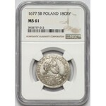 Jan III Sobieski, Ort Bydgoszcz 1677 SB - NGC MS61