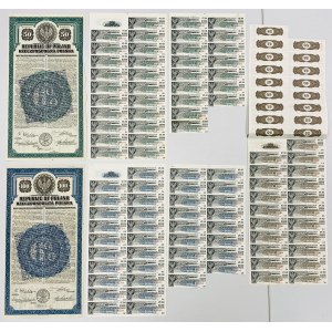 6% Poż. Dolarowa 1920, Obligacje $50, $100 i $1.000 - po konwersji (3szt)