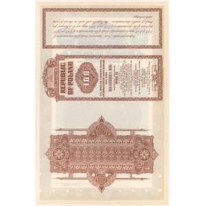 3% Bon Dolarowy Serii Poż. Stabilizacyjnej 1937, Obligacja $100
