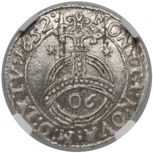 Jan II Kazimierz, Półtorak Wilno 1652 - (06) - rzadki - NGC MS62 (RR)