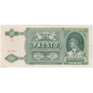 Słowacja, 500 korun 1941