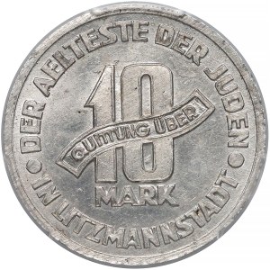Getto Łódź, 10 marek 1943 Al - odm.10/5 - PCGS MS63
