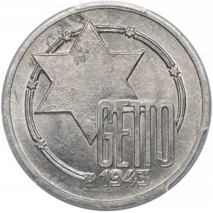 Getto Łódź, 10 marek 1943 Al - odm.10/5 - PCGS MS63