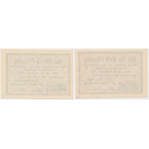 Janowitz (Janowiec), 5 i 10 pfg 1918 (2szt)