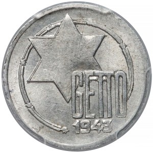 Getto Łódź, 5 marek 1943 Al - odm.II - PCGS MS62
