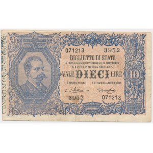 Włochy, 10 lire 1923